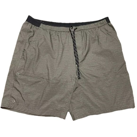 Columbia Shorts XL Gray Zipped Pocket Drawstring Elastic Waist Zipper Lightweigh - Picture 1 of 2
